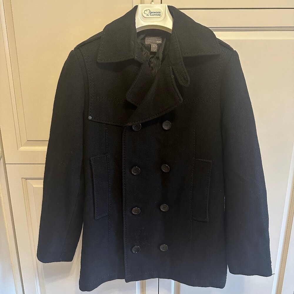 H&M Peacoat - Dark Navy Blue